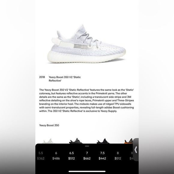 Yeezy boost 350 V2 - Static - Picture 6 of 7